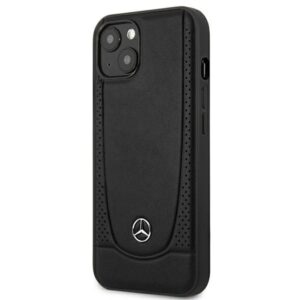 Mercedes MEHCP14MARMBK Apple iPhone 14 Plus / 15 Plus 6.7" juodos spalvos kietas dėklas Leather Urban - Image 2