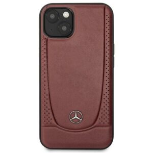 Mercedes MEHCP14MARMRE Apple iPhone 14 Plus / 15 Plus 6.7" Red kietas dėklas Leather Urban Bengale - Image 3