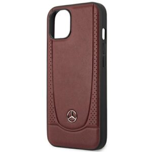 Mercedes MEHCP14MARMRE Apple iPhone 14 Plus / 15 Plus 6.7" Red kietas dėklas Leather Urban Bengale - Image 6