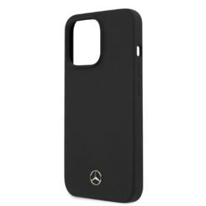 Mercedes MEHMP13LSILBK Apple iPhone 13 Pro / 13 6.1" juodos spalvos kietas dėklas Silicone MagSafe - Image 6