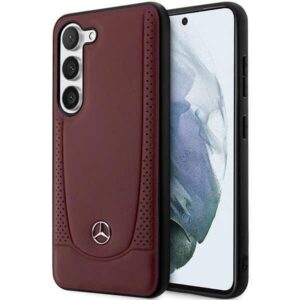 Mercedes MEHCS23SARMRE S23 S911 Red kietas dėklas Leather Urban Bengale - Image 1