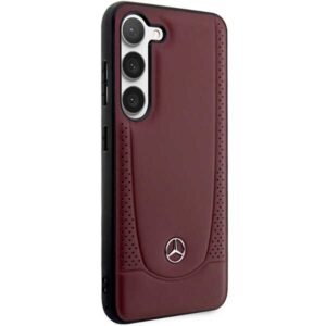 Mercedes MEHCS23SARMRE S23 S911 Red kietas dėklas Leather Urban Bengale - Image 4