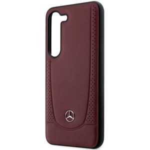 Mercedes MEHCS23MARMRE S23+ S916 Red kietas dėklas Leather Urban Bengale - Image 6