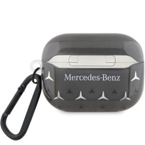 Mercedes MEAP8DPMGS AirPods Pro Dėklas juodos spalvos Large Star Pattern - Image 2