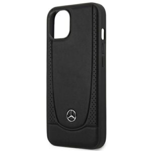 Mercedes MEHCP15MARMBK Apple iPhone 15 Plus / 14 Plus 6.7" juodos spalvos kietas dėklas Leather Urban - Image 6