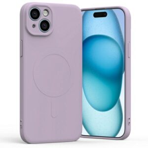 Mercury MagSafe Semi-Silicone Apple iPhone 15 Plus 6,7" lilac violetinės spalvos