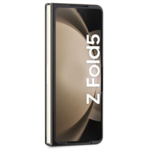 Mercedes MEHCZFD5ARMBK Z Fold 5 F946 juodos spalvos kietas dėklas Leather Urban - Image 3