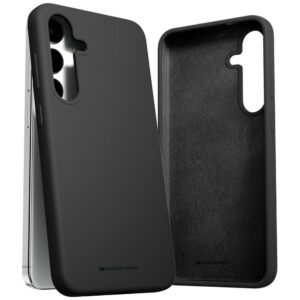 Mercury Silicone Samsung S24+ S926 juodos spalvos