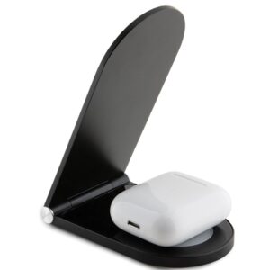 Mercedes Foldable Belaidis įkroviklis 2-in-1 MEMFBGSLK 15W juodos spalvos Silver Star MagSafe - Image 3
