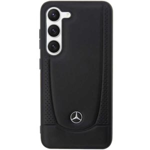 Mercedes MEHCS23FEARMBK S23 FE S711 juodos spalvos kietas dėklas Leather Urban - Image 3
