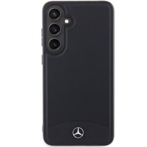 Mercedes MEHMS24S23RBARK S24 S921 juodos spalvos kietas dėklas Leather Textured & Plain MagSafe - Image 3