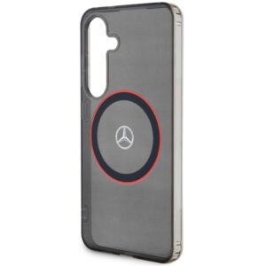Mercedes MEHMS24S23HUORK S24 S921 juodos spalvos kietas dėklas Double Layer with Red MagSafe - Image 6