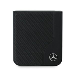 Mercedes MEHMZF623RBGVK Z Flip6 F741 juodos spalvos/juodos spalvos Leather Wood Imitation MagSafe - Image 5