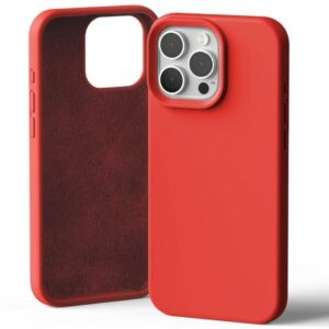 Mercury Silicone Apple iPhone 16 Pro Max 6,9" raudonos spalvos