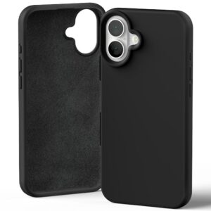 Mercury Silicone Apple iPhone 16 Plus 6,7" juodos spalvos