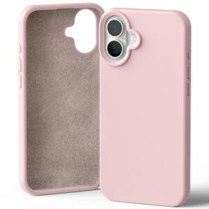 Mercury Silicone Apple iPhone 16 Plus 6,7" rožinės spalvos-sand