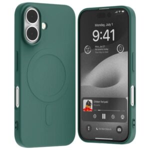 Mercury MagSafe Semi-Silicone Apple iPhone 16 6,1" žalios spalvos