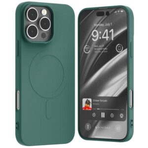 Mercury MagSafe Semi-Silicone Apple iPhone 16 Pro Max 6,9" žalios spalvos - Image 1
