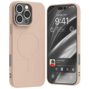 Mercury MagSafe Semi-Silicone Apple iPhone 16 Pro Max 6,9" rožinės spalvos sand