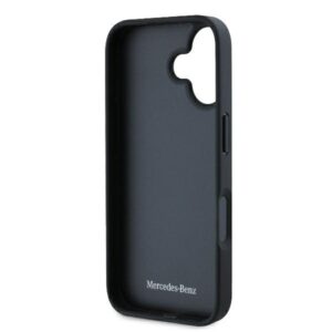 Mercedes MEHCP16SARMBK Apple iPhone 16 6.1" czarny/juodos spalvos kietas dėklas Leather Urban - Image 7