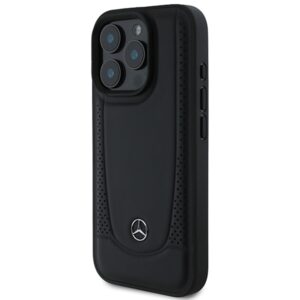 Mercedes MEHCP16XARMBK Apple iPhone 16 Pro Max 6.9" czarny/juodos spalvos kietas dėklas Leather Urban - Image 2