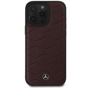 Mercedes MEHCP16X23RWRSR Apple iPhone 16 Pro Max 6.9" red kietas dėklas MB Waves Leather - Image 3
