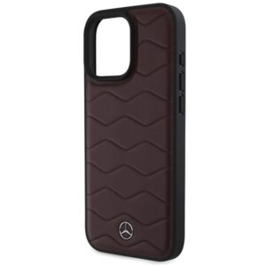 Mercedes MEHCP16X23RWRSR Apple iPhone 16 Pro Max 6.9" red kietas dėklas MB Waves Leather - Image 6