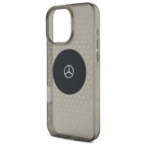 Mercedes MEHMP16L23HCPK Apple iPhone 16 Pro 6.3" juodos spalvos kietas dėklas MB Dėklas Star Pattern MagSafe - Image 6