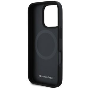 Mercedes MEHMP16X23RURBV Apple iPhone 16 Pro Max 6.9" navy kietas dėklas MB Blue Line Leather MagSafe - Image 7