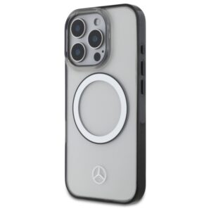 Mercedes MEHMP16L23HUOKC Apple iPhone 16 Pro 6.3" skaidrus kietas dėklas Printed logo MagSafe - Image 2