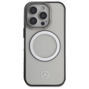 Mercedes MEHMP16L23HUOKC Apple iPhone 16 Pro 6.3" skaidrus kietas dėklas Printed logo MagSafe - Image 3