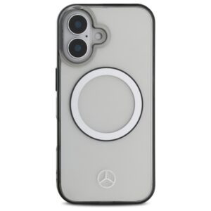 Mercedes MEHMP16S23HUOKC Apple iPhone 16 6.1" skaidrus kietas dėklas Printed logo MagSafe - Image 3