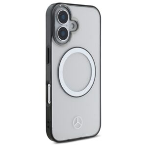 Mercedes MEHMP16S23HUOKC Apple iPhone 16 6.1" skaidrus kietas dėklas Printed logo MagSafe - Image 4