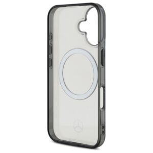 Mercedes MEHMP16S23HUOKC Apple iPhone 16 6.1" skaidrus kietas dėklas Printed logo MagSafe - Image 7