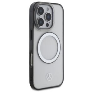 Mercedes MEHMP16X23HUOKC Apple iPhone 16 Pro Max 6.9" skaidrus kietas dėklas Printed logo MagSafe - Image 4