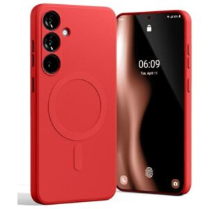 Mercury MagSafe Semi-Silicone Samsung S24 FE S721 red