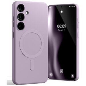 Mercury MagSafe Semi-Silicone Samsung S25+ S936 lilac violetinės spalvos