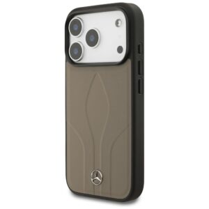 Dėklas Mercedes Leather The Move MagSafe Apple iPhone 17 Pro taupe - Image 2