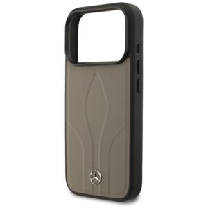 Dėklas Mercedes Leather The Move MagSafe Apple iPhone 17 Pro taupe - Image 6