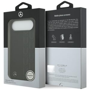 Mercedes Leather Laurel Leaves MagSafe dėklas Apple iPhone Air juodos spalvos - Image 8