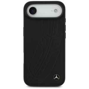 Mercedes Leather Large Laurel Leave MagSafe dėklas Apple iPhone Air juodos spalvos - Image 3