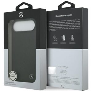 Mercedes Leather Large Laurel Leave MagSafe dėklas Apple iPhone Air juodos spalvos - Image 8