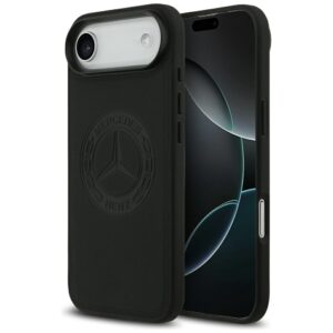 Mercedes Leather Vintage Logo MagSafe dėklas Apple iPhone Air juodos spalvos - Image 1
