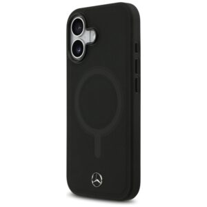 Mercedes Plain Smooth Leather MagSafe dėklas Apple iPhone 17 juodos spalvos - Image 2