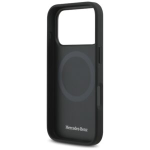 Mercedes Plain Smooth Leather MagSafe dėklas Apple iPhone 17 Pro juodos spalvos - Image 7