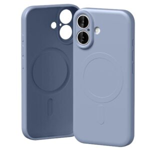 Mercury Semi-Silicone MagSafe dėklas Apple iPhone 17 Lavender pilkos spalvos - Image 1
