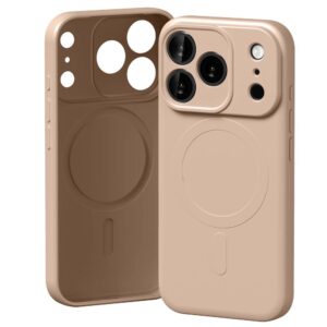 Mercury Semi-Silicone MagSafe dėklas Apple iPhone 17 Pro rožinės spalvos Sand - Image 1