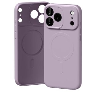 Mercury Semi-Silicone MagSafe dėklas Apple iPhone 17 Pro Max Lavender pilkos spalvos - Image 1