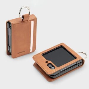Mercury Basic Diary Dėklas Samsung Galaxy Z Flip7 Light rudos spalvos - Image 2