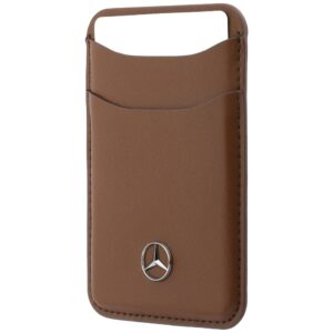 Magnetic Card Wallet Mercedes Leather camel - Image 2